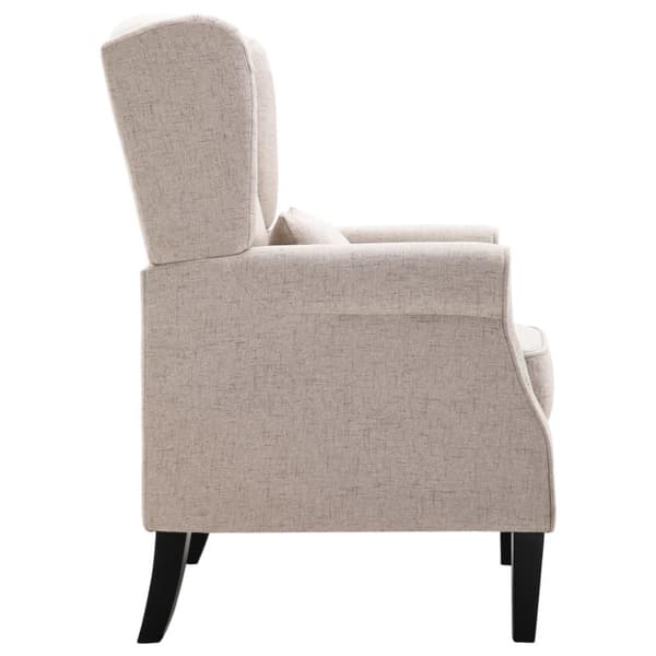 vidaXL lænestol stof beige