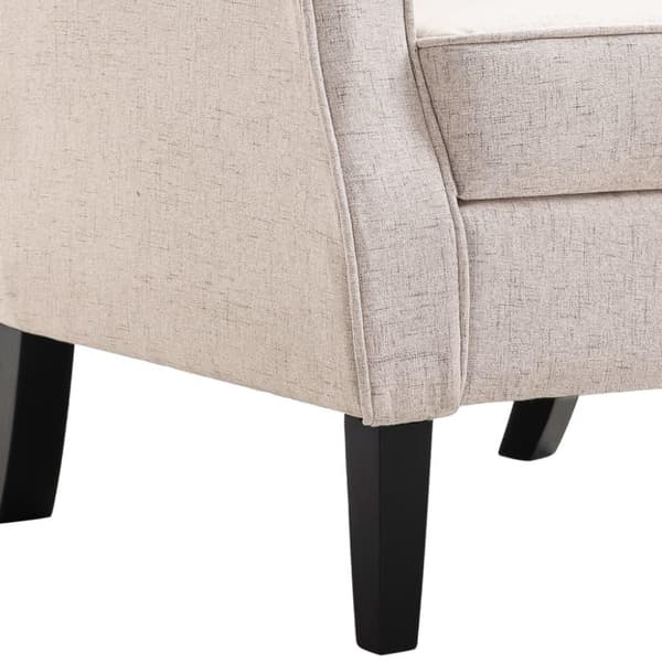 vidaXL lænestol stof beige