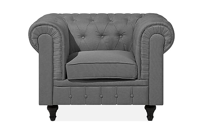 Chesterfield Nojatuoli Harmaa