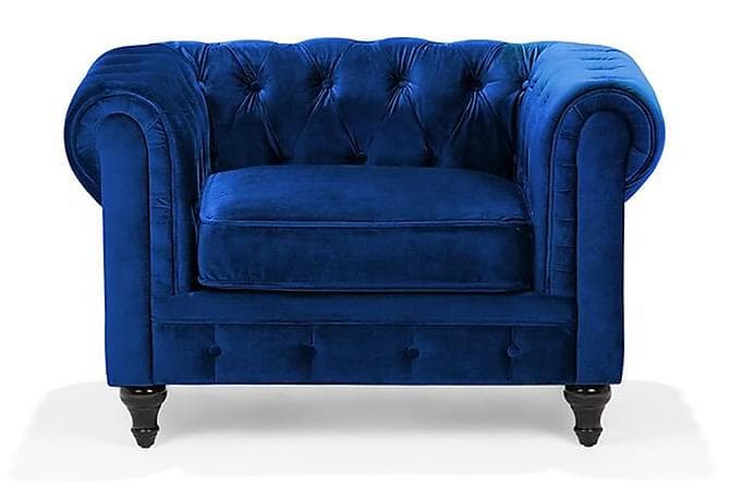 Chesterfield Nojatuoli Sininen