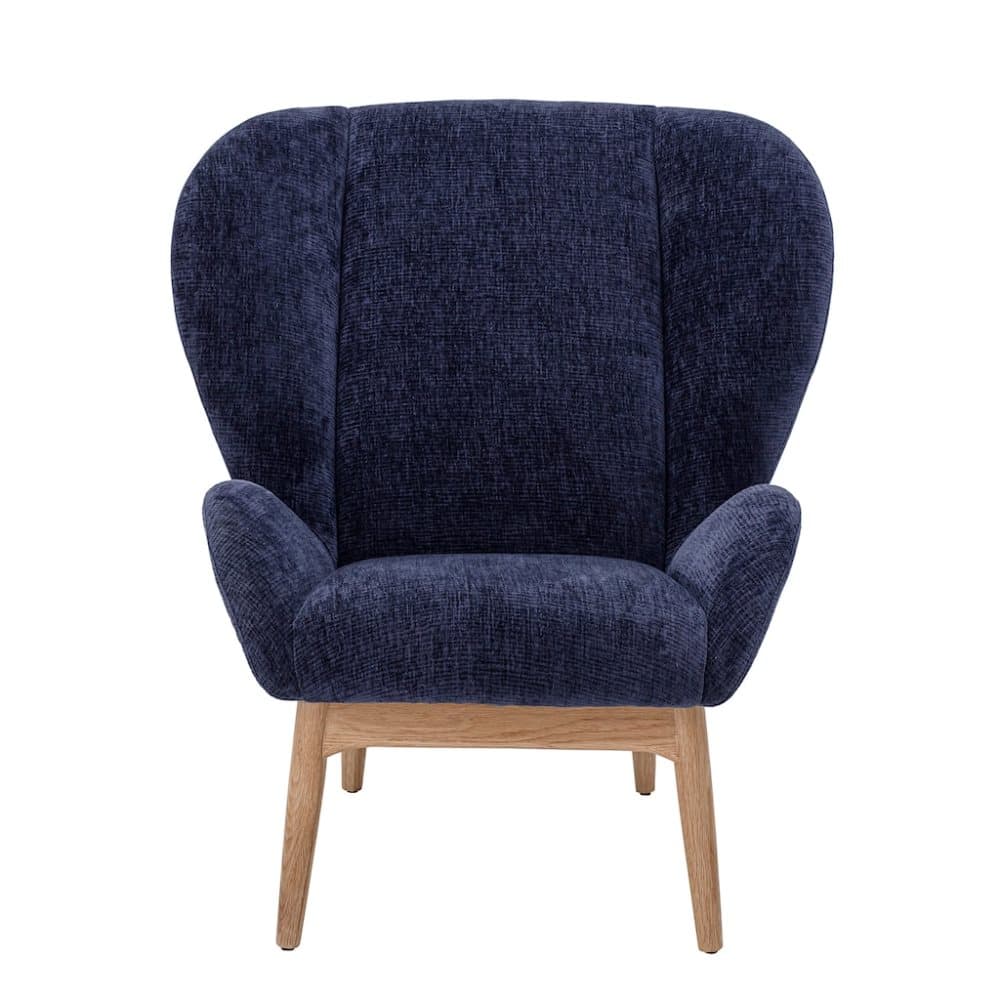 Eave Loungestol Blå Polyester