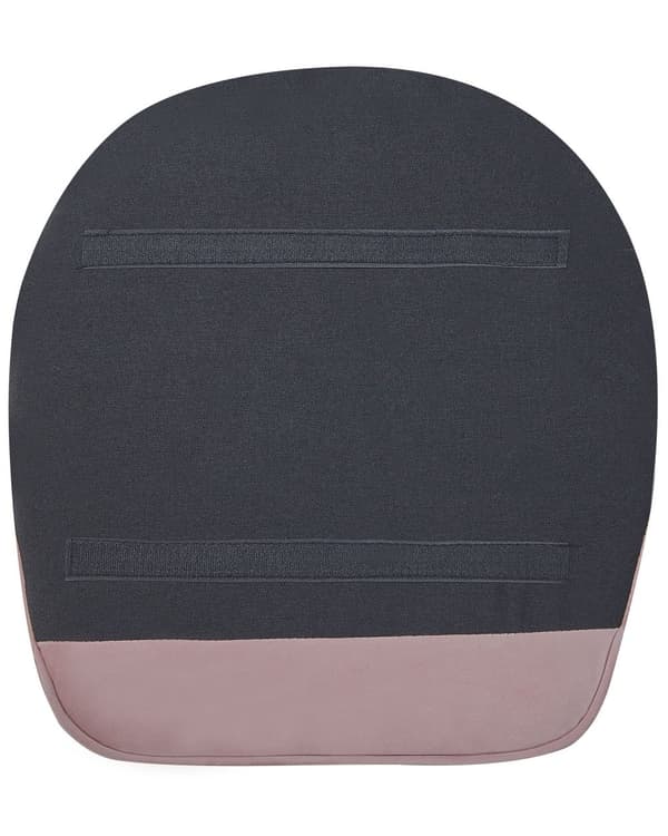 Lænestol Rosa Velour Forsænket Arme Træben Retro Stil