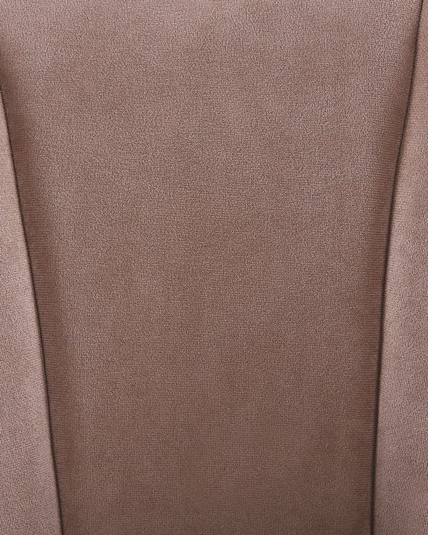 Lænestol Lys Beige Velour Skumfyld og Guld Blank Metalbase 72 x 61 cm Rund Blød Glamourøs Klub Oppustet Stil Høj Komfort Kvalitet