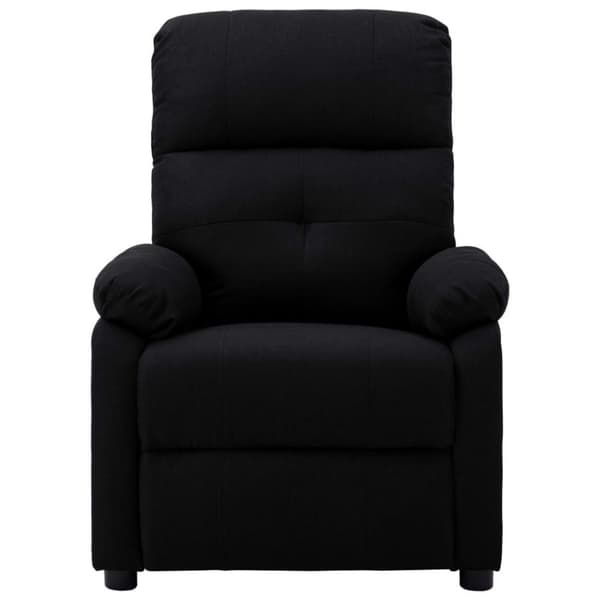 vidaXL Reclinerfåtölj svart tyg