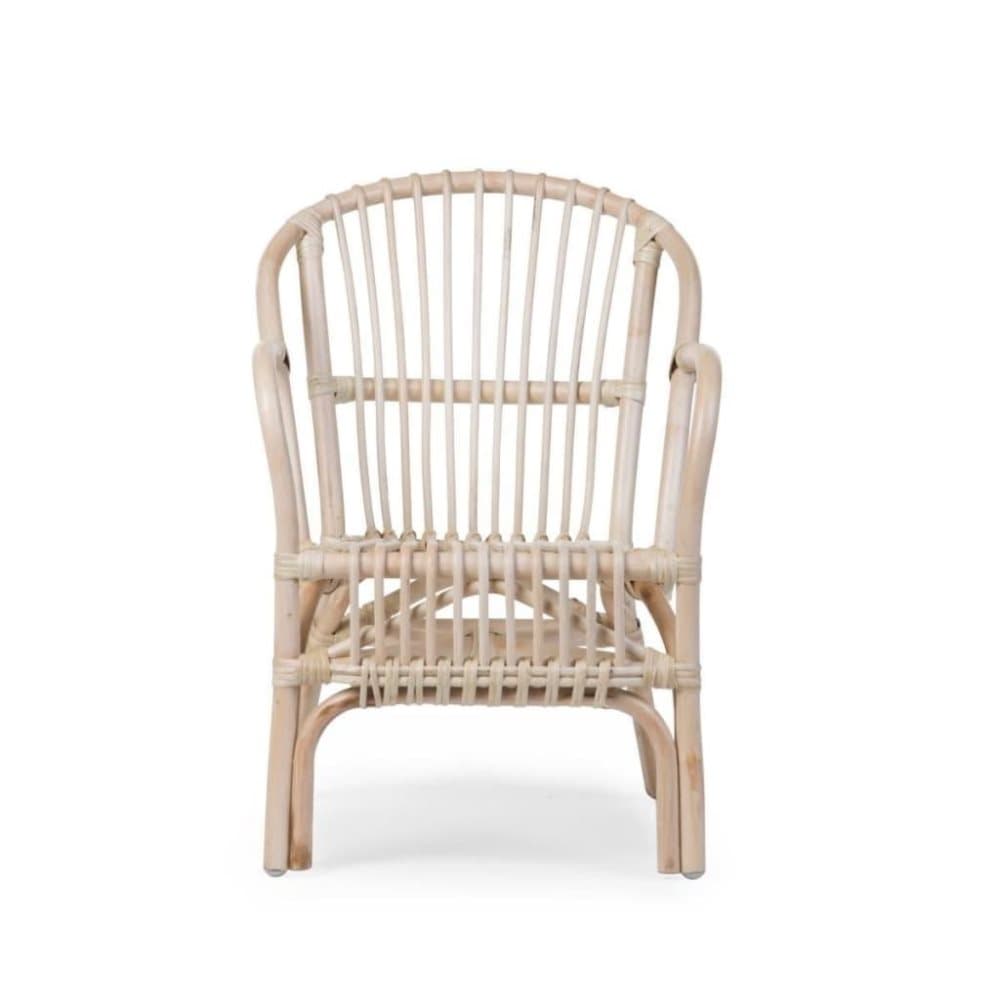 CHILDHOME børnestol med pude Montana rattan naturfarvet