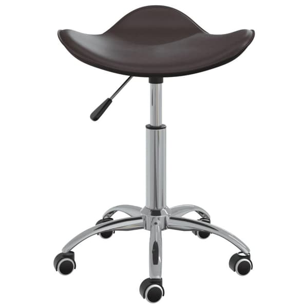 vidaXL salonstol kunstlæder brun