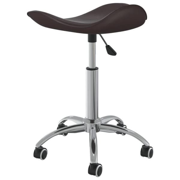 vidaXL salonstol kunstlæder brun