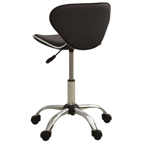 vidaXL 323676 Salon Spa Stool Brown Faux Leather