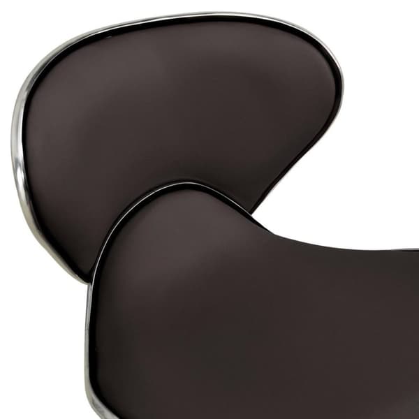 vidaXL 323676 Salon Spa Stool Brown Faux Leather