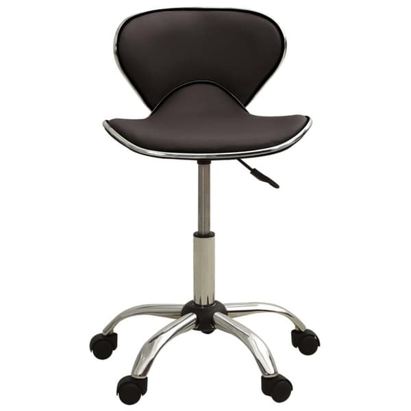 vidaXL 323676  Salon Spa Stool Brown Faux Leather