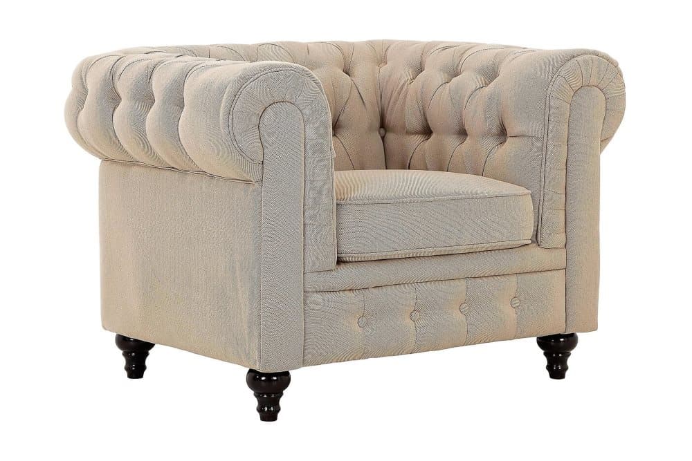 CHESTERFIELD Fåtölj Beige