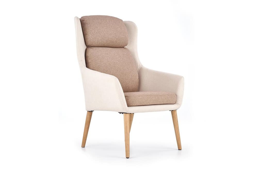 LEYBURN Fåtölj Beige/Brun