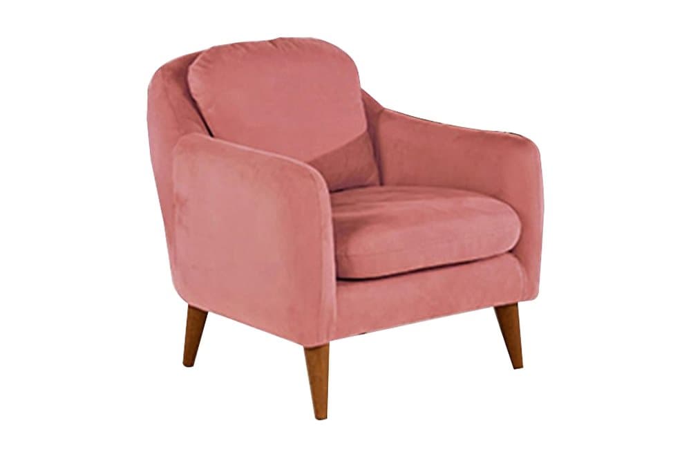 VITON Fåtölj med Armstöd Rosa