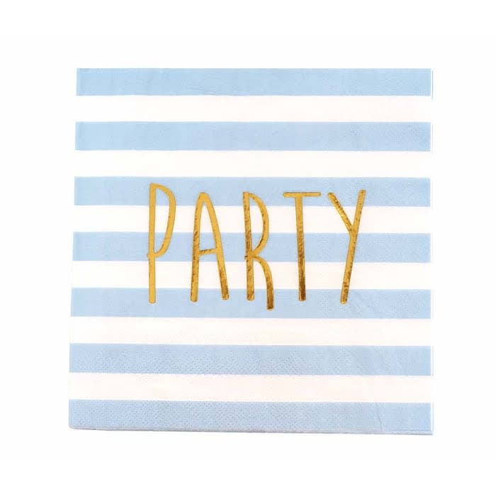 Servett blå/guld - Jabadabado