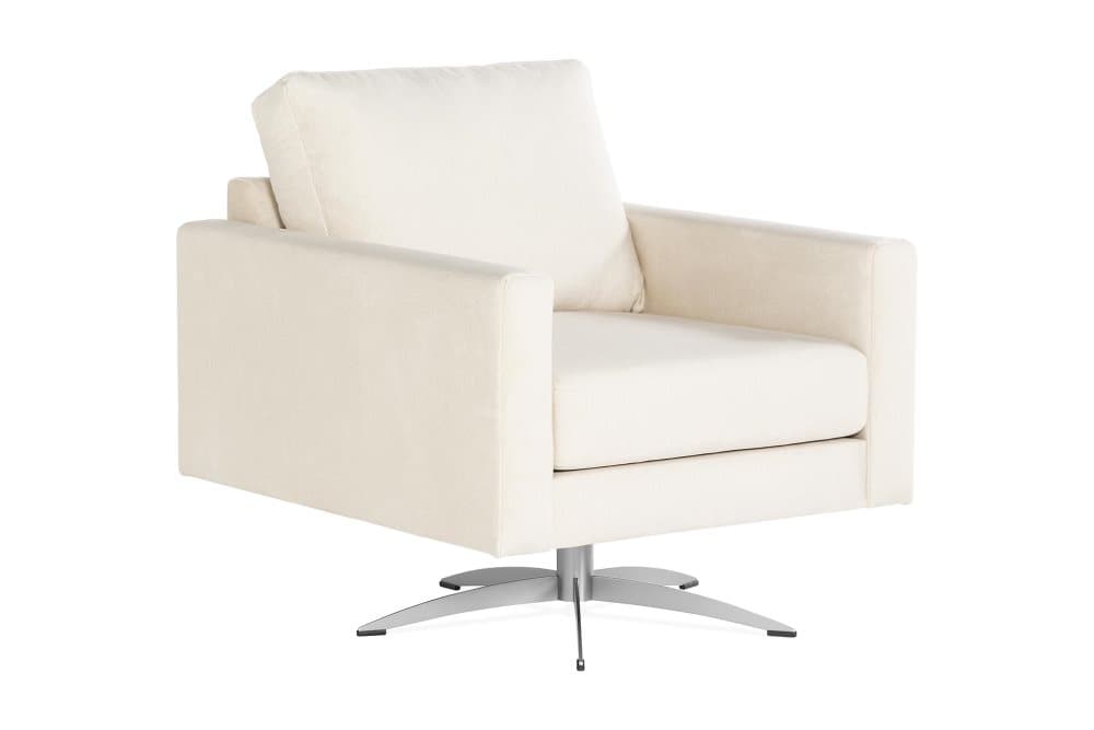 NISTOSO Fåtölj Beige/Silver