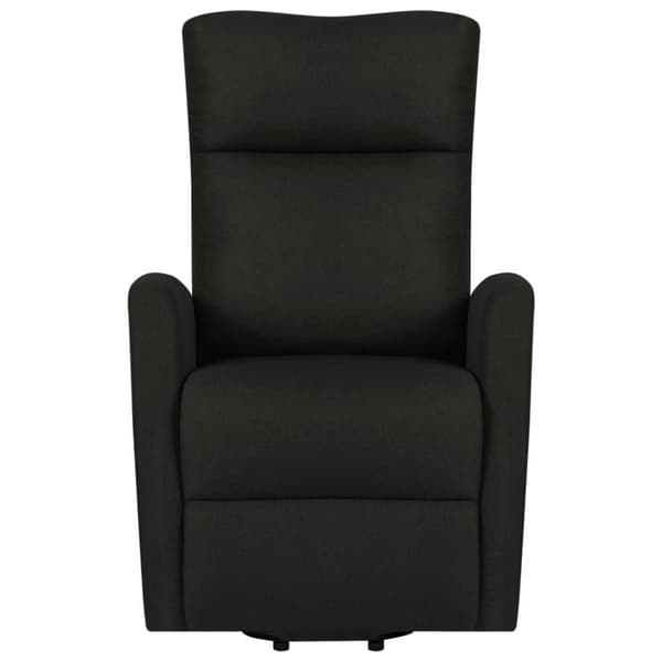 vidaXL Reclinerfåtölj med uppresningshjälp svart tyg