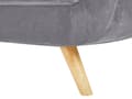 Miniatyrbillede 8 af 11: Lænestol Grå Velour Aftagelig og Udskiftelig Møbel Lynlås Betræk Elastisk 80 x 77 x 46 Nem Vaskbart og Pleje