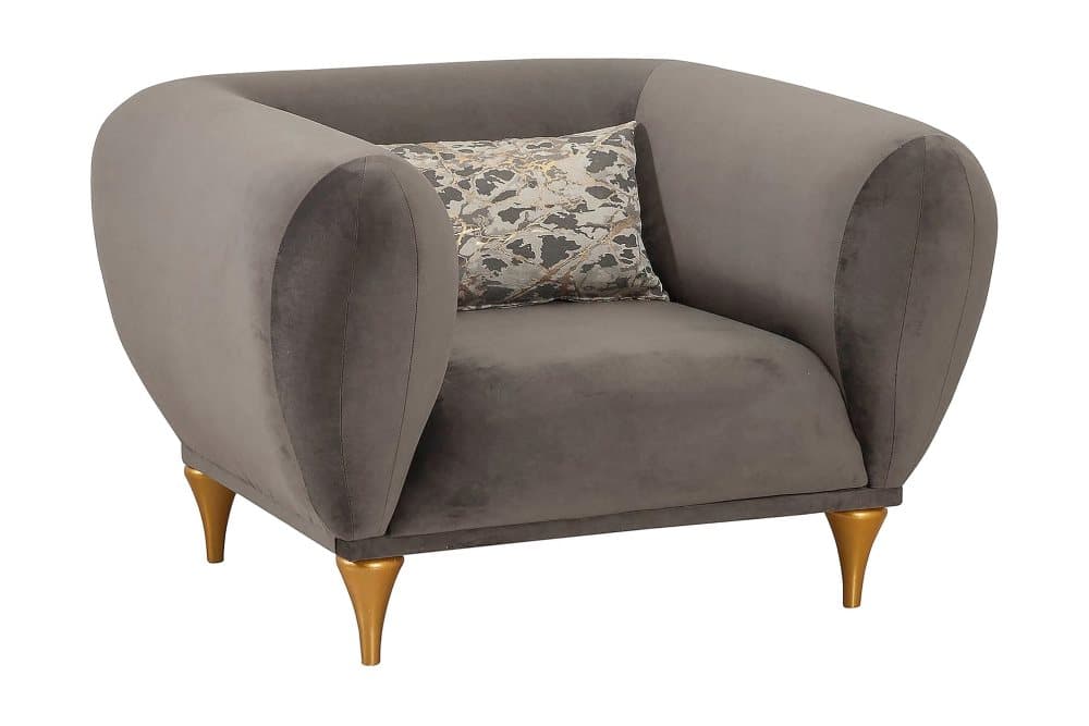 NADMA Fåtölj Antracit/Natur