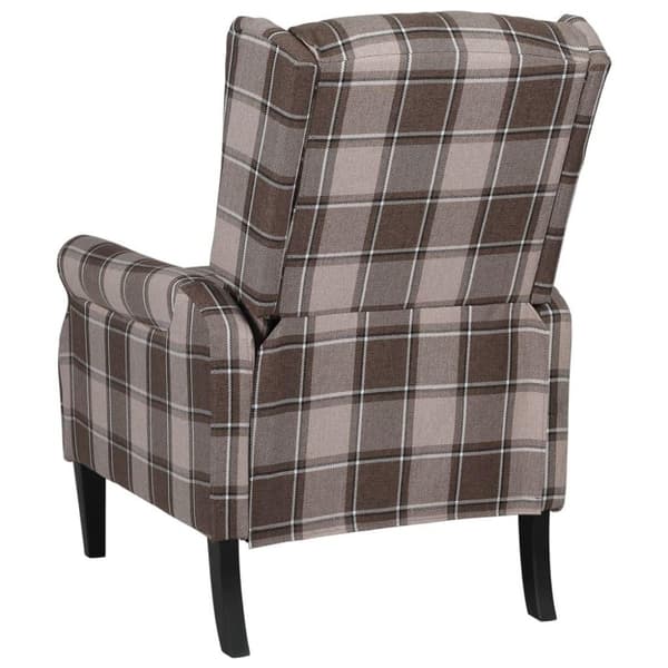 vidaXL Reclinerfåtölj beige tyg