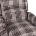 Miniatyrbild 6 av 7: vidaXL Reclinerfåtölj beige tyg