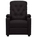 Miniatyrbild 3 av 9: vidaXL Reclinerfåtölj svart konstläder