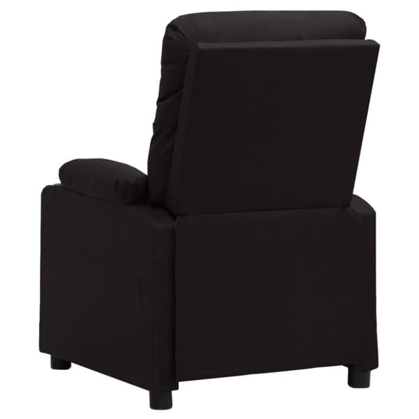 vidaXL Reclinerfåtölj svart konstläder