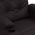 Miniatyrbild 7 av 9: vidaXL Reclinerfåtölj svart konstläder
