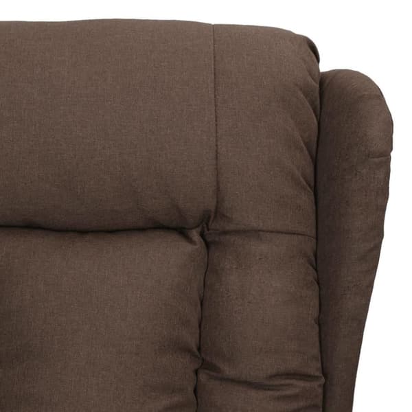 vidaXL Reclinerfåtölj taupe tyg