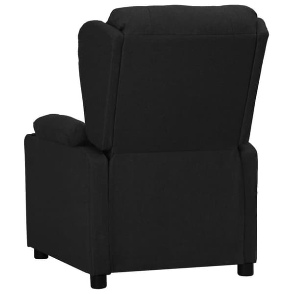 vidaXL Reclinerfåtölj svart tyg