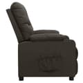 Miniatyrbild 4 av 9: vidaXL Reclinerfåtölj taupe tyg