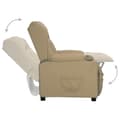 Miniatyrbild 5 av 9: vidaXL Reclinerfåtölj cappuccino konstläder