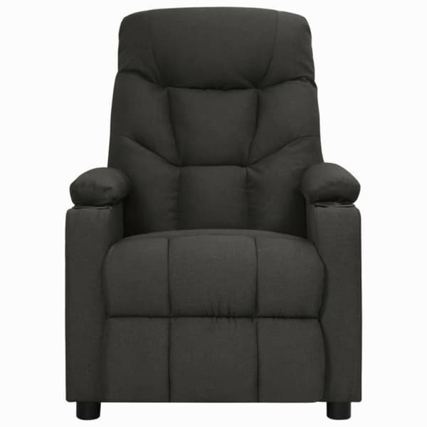 vidaXL Reclinerfåtölj svart tyg