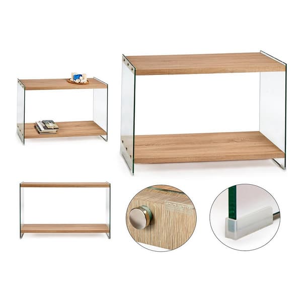 Hallbord Gift Decor 1 Brun Gennemsigtig 40 x 76 x 120 cm
