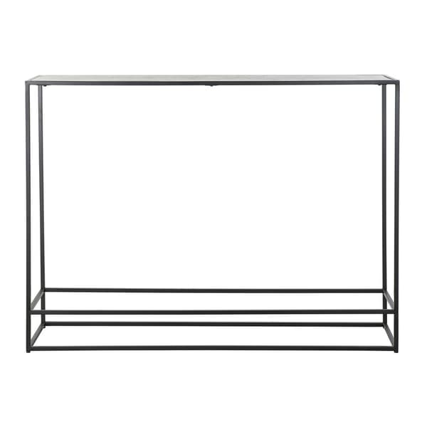 Hallipöytä DKD Home Decor Musta Kullattu 110 x 25 x 84 cm