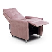 Liggende lænestol Astan Hogar Relax Manual Pink Fløjl