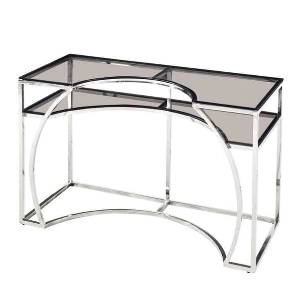 Hallbord DKD Home Decor Sølvfarvet 120 x 50 x 75 cm