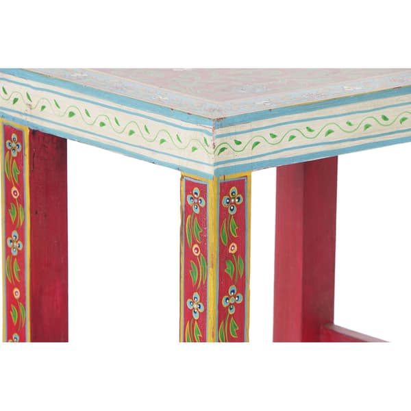 Sidebord DKD Home Decor 8424001853243 Naturell Flerfarget Akryl Treverk av mangotre 45 x 30 x 45 cm