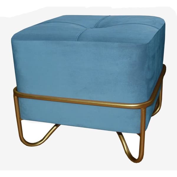 Krakk DKD Home Decor 8424001850921 Blå Flerfarget Gyllen Skum Metall Tre MDF 42 x 42 x 38 cm