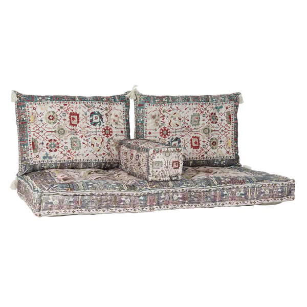 Nojatuoli DKD Home Decor 8424001817443 Puuvilla Monivärinen (155 x 76 x 65 cm)