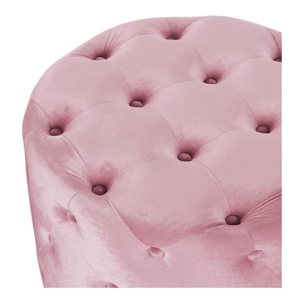 Jalkatuki DKD Home Decor Pinkki Velvet Puu MDF Glam (2 pcs)