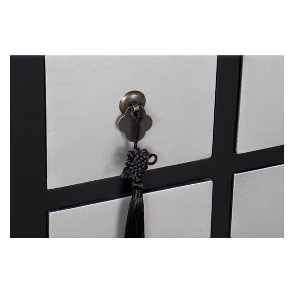 TV-bord med skuffer DKD Home Decor Orientalsk Træ MDF (130 x 24 x 51 cm)