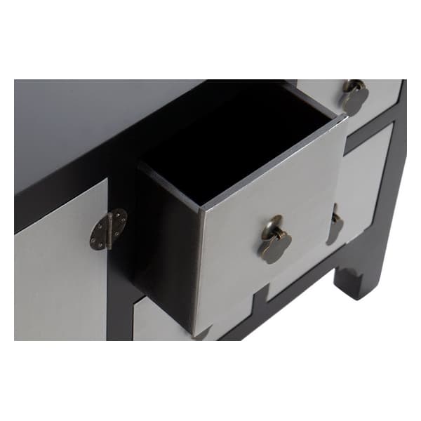 TV-bord med skuffer DKD Home Decor Orientalsk Træ MDF (130 x 24 x 51 cm)