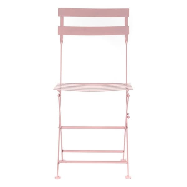 Spisebordsæt med 2 stole DKD Home Decor MB-177410 Pink 60 x 60 x 75 cm (3 pcs)