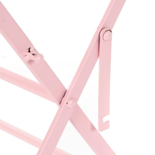 Spisebordsæt med 2 stole DKD Home Decor MB-177410 Pink 60 x 60 x 75 cm (3 pcs)