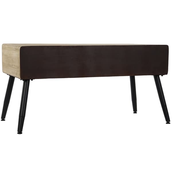 Sivupöytä DKD Home Decor Ruskea Musta Metalli Kuusi 100 x 50 x 52,5 cm