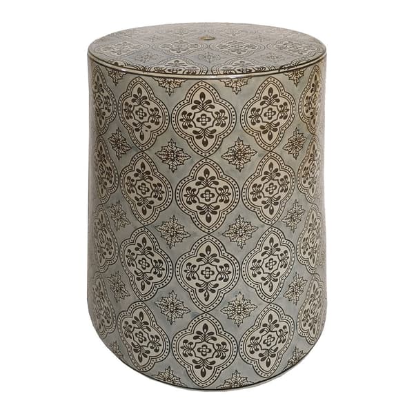 Sidebord DKD Home Decor Blå Beige Tre 32,5 x 32,5 x 42 cm