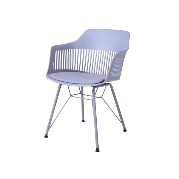 Stol DKD Home Decor Lysegrå 56 x 53 x 81 cm