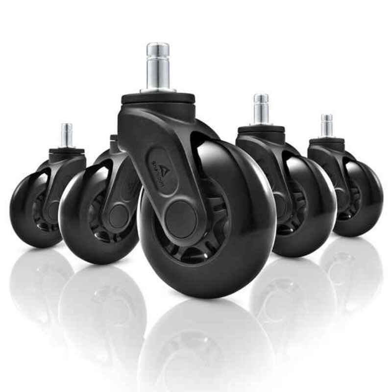 Hjul Sharkoon SW10 11 x 22 mm Kontorsstol (5 uds)