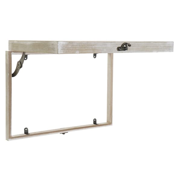 Nyckelskåp DKD Home Decor Svart Gyllene Trä MDF 2 antal 46,5 x 6 x 31,5 cm