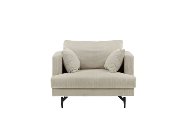 Sofia lenestol fløyel beige.